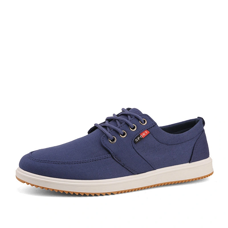 Wholesale Cheap Price Mens Lace up Casual Fashion Canvas Shoes