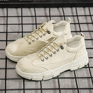 Hot Sale Fashion Men Casual Safety Work Leather Shoes