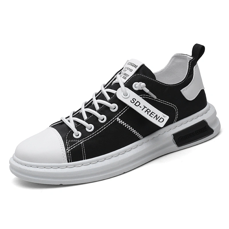 High Quality Men New Canvas Shoes Fashion Casual Vulcanized Shoes