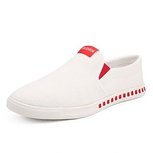 Professional factory supply men's loafer canvas casual shoes