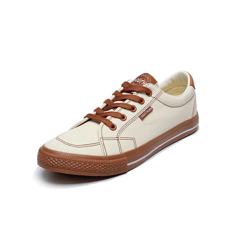 Classic Joker Style Men Vulcanized Casual Canvas Shoes