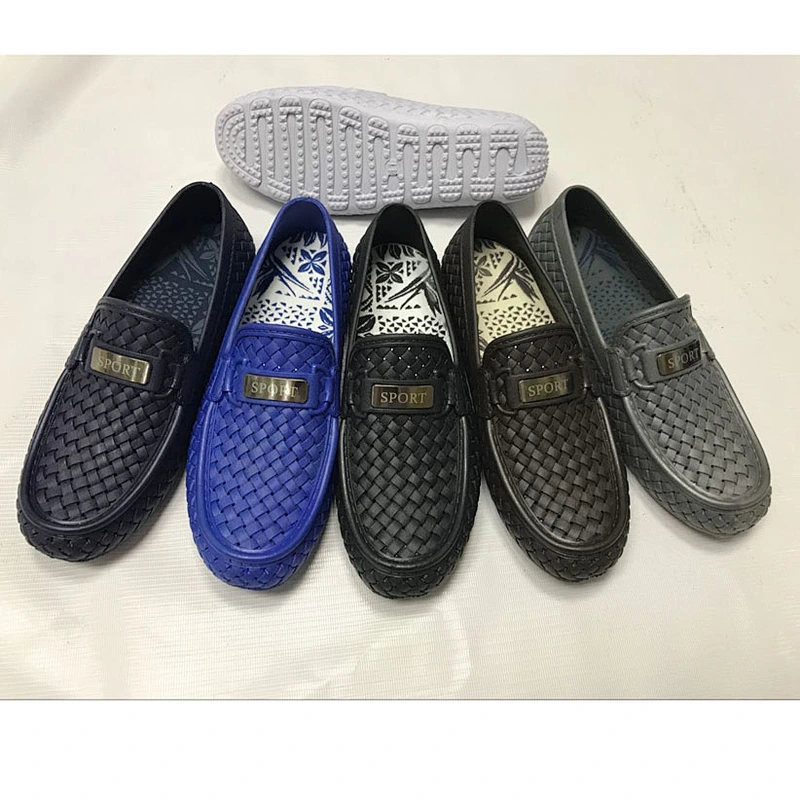 Men PVC Slip on Sandals casual shoes Slippers with Good Quality