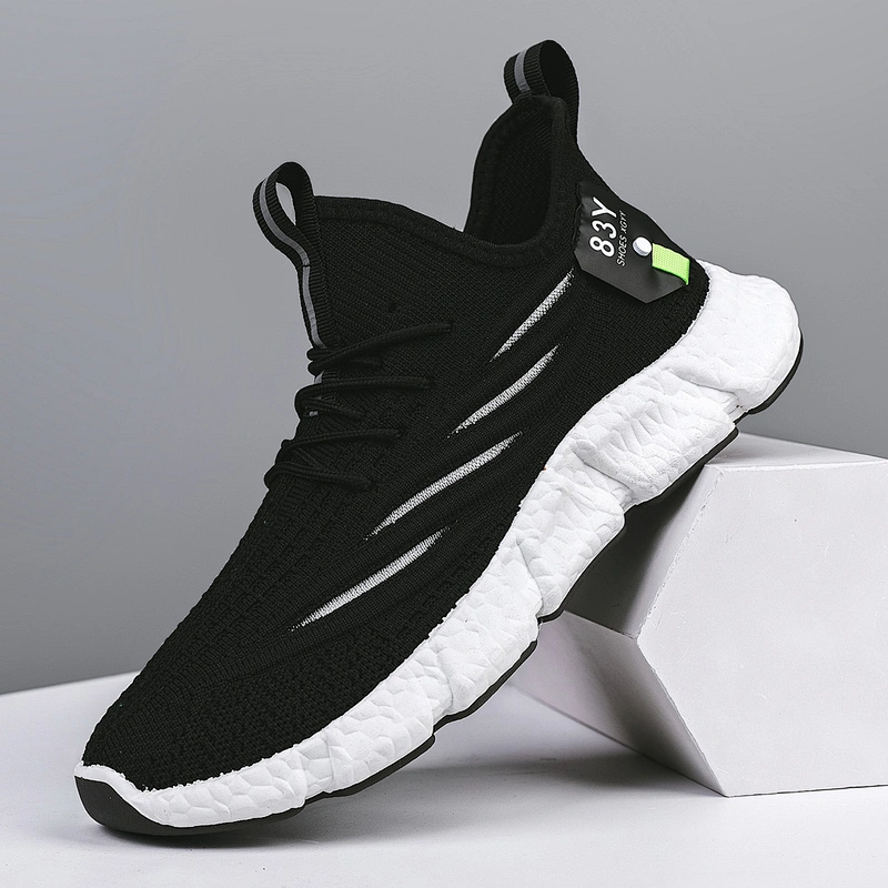 High Quality Footwear Fly knit Sneakers Men Fashion Sports Running Shoes