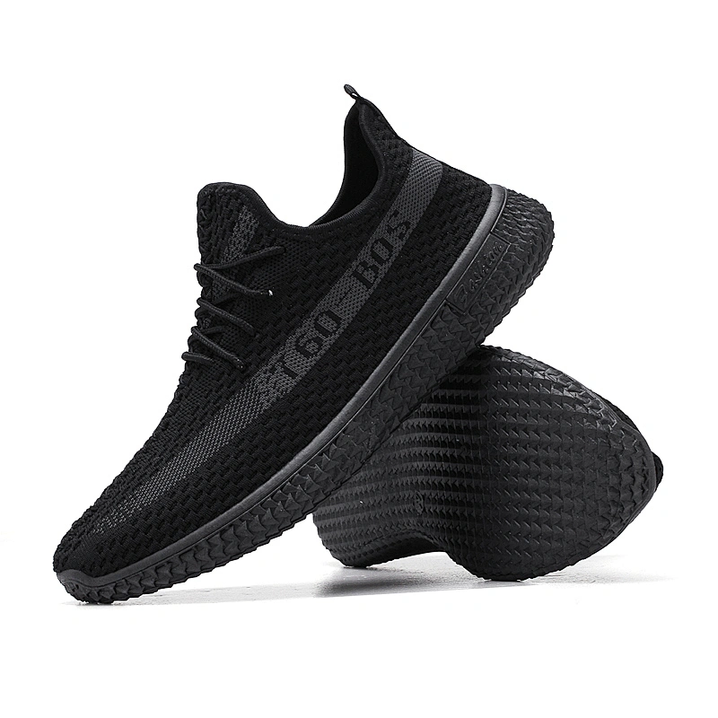 High Quality Outdoor Men Fly knit Sport Running Casual Shoes