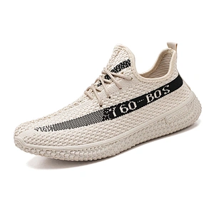 High Quality Outdoor Men Fly knit Sport Running Casual Shoes