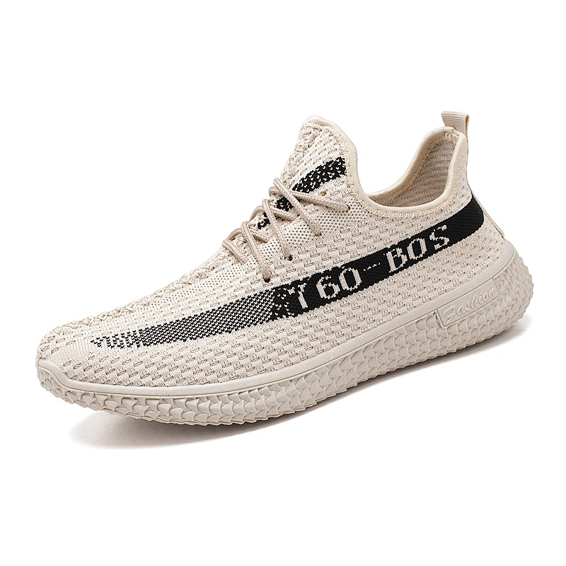 High Quality Outdoor Men Fly knit Sport Running Casual Shoes