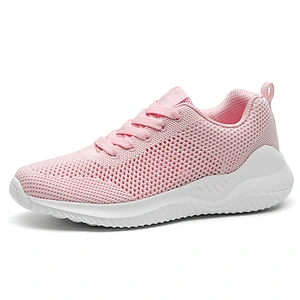 High Quality Outdoor Women Flyknit Sports Running Sneaker Shoes