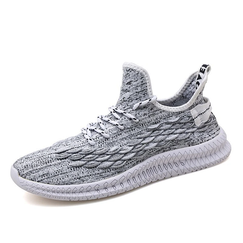 High Quality Men Casual Fashion Sports Shoes Trainer Fly knit Sneaker Shoes