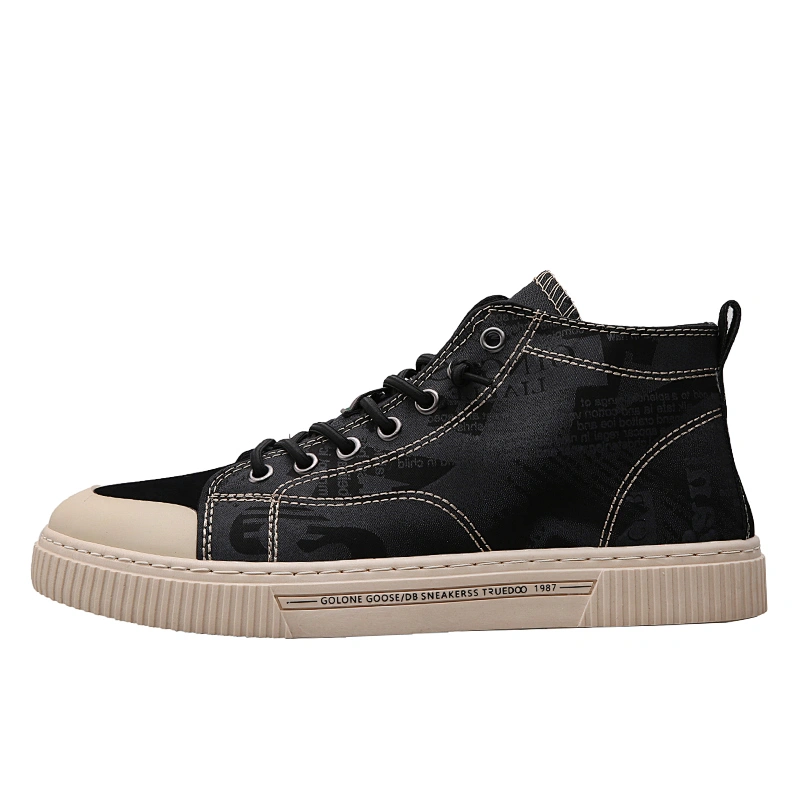 Good Price Sports Shoes Men Lightweight Casual skull Canvas Shoes