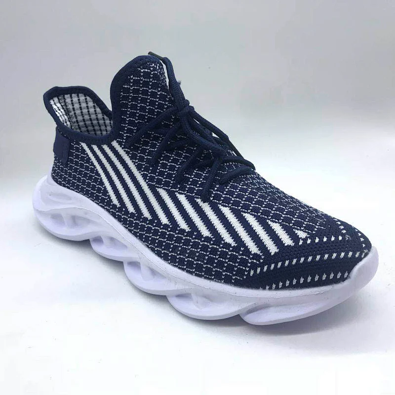 High Quality Breathable Fly knit Casual Running Sneaker Shoes for Men