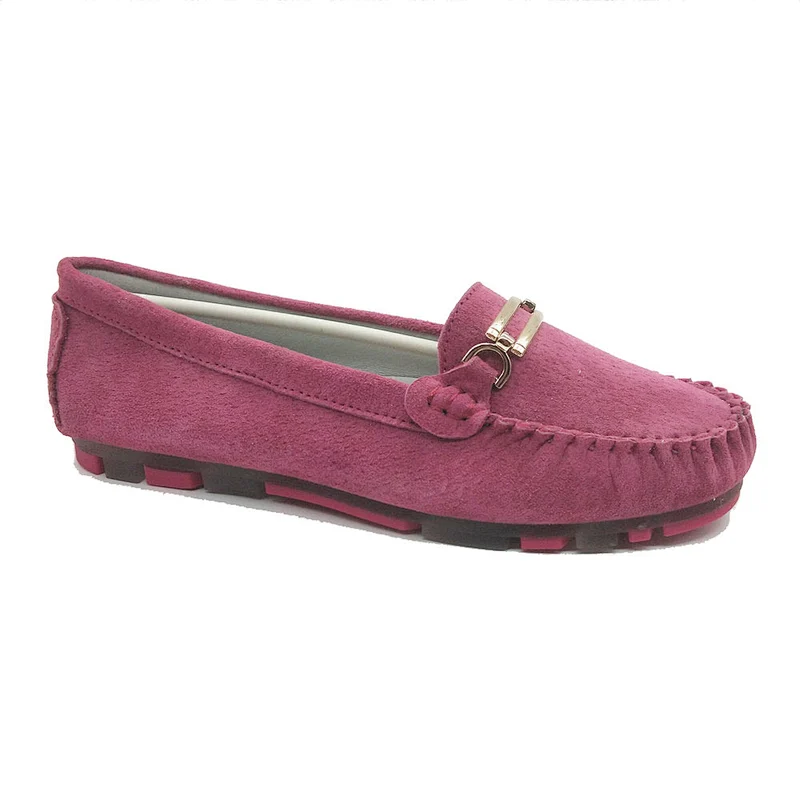 New arrival custom women loafers casual leather shoes