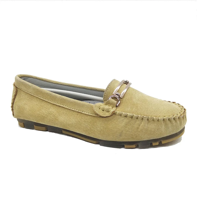 New arrival custom women loafers casual leather shoes