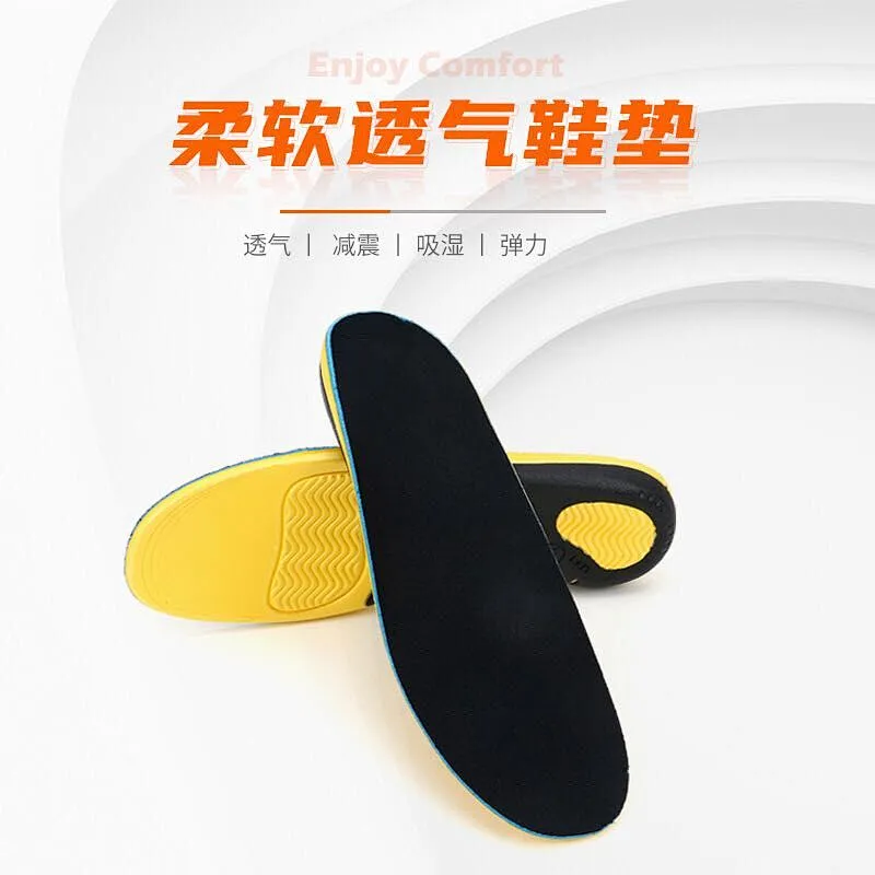 Hight Quality Breathable Cotton Shock Absorption Soft Sport EVA Insoles