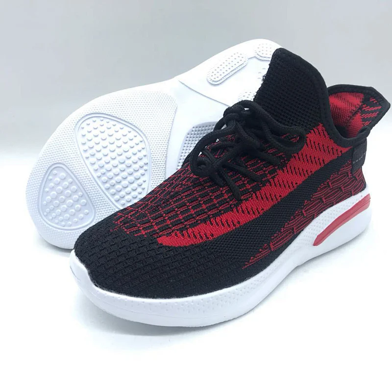 New Style Cheap Fly knit Sneakers Sports Fashion Running Shoes for Men