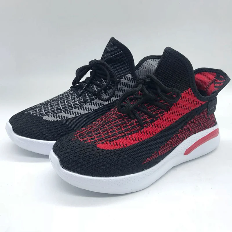 New Style Cheap Fly knit Sneakers Sports Fashion Running Shoes for Men