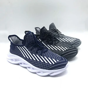 High Quality Breathable Fly knit Casual Running Sneaker Shoes for Men