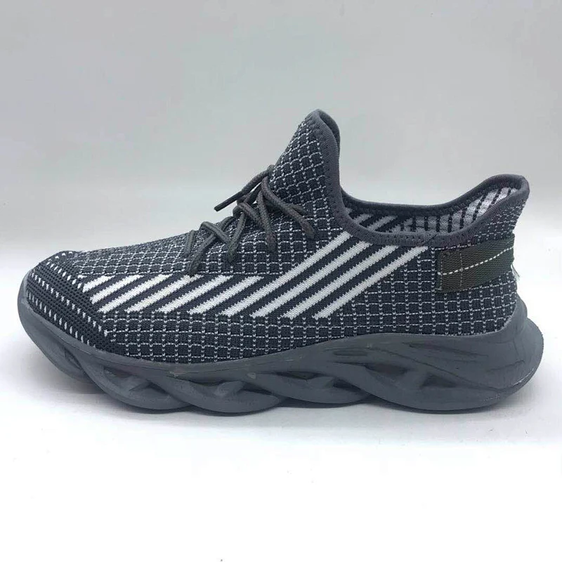 High Quality Breathable Fly knit Casual Running Sneaker Shoes for Men