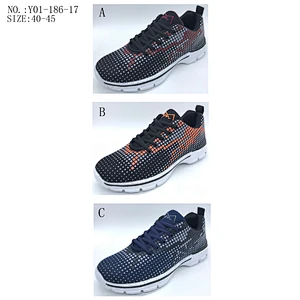 Fashion style breathable men sports shoes running sneaker shoes