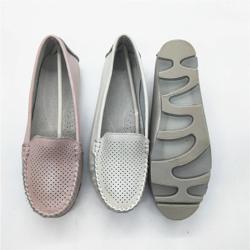 Customized new trend women dress casual leather shoes