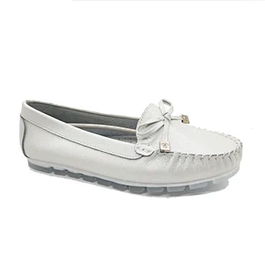 New style fashion women loafer dress leather shoes for customized