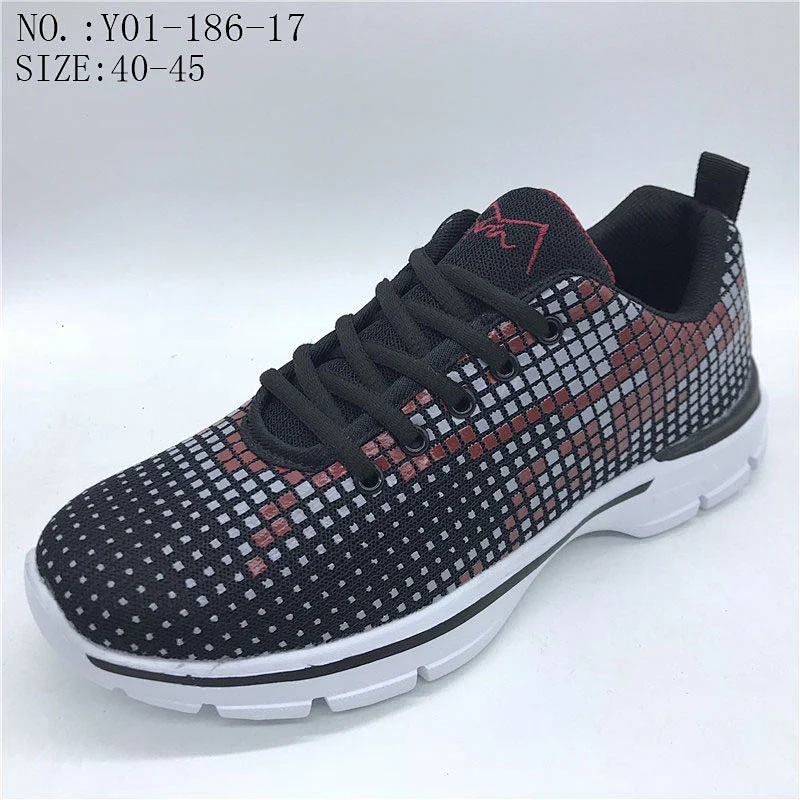 Fashion style breathable men sports shoes running sneaker shoes