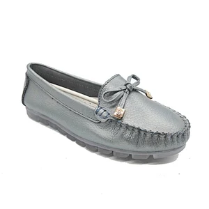 New style fashion women loafer dress leather shoes for customized