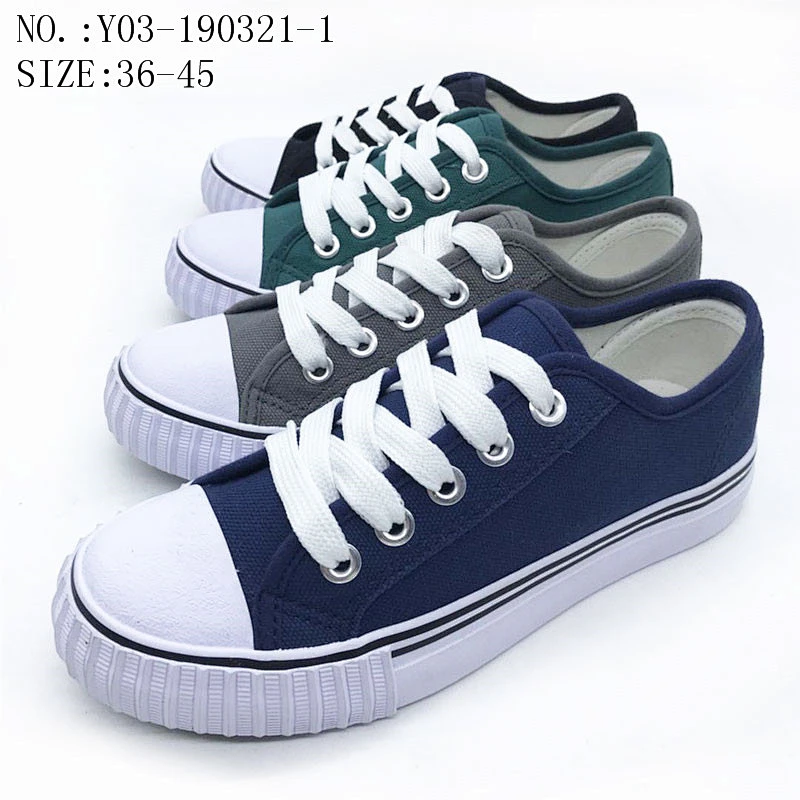 Hot Sale New Style Customized Flat Casual vulcanized canvas shoes