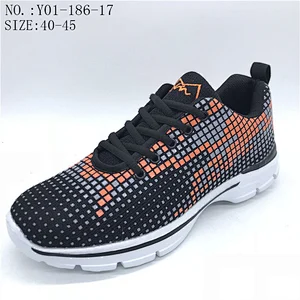 Fashion style breathable men sports shoes running sneaker shoes