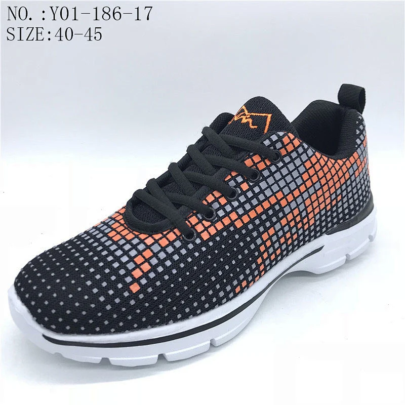 Fashion style breathable men sports shoes running sneaker shoes