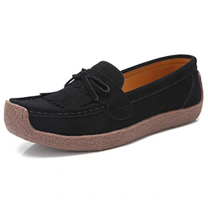 Spring and autumn women's shoes genuine leather flat snail shoes