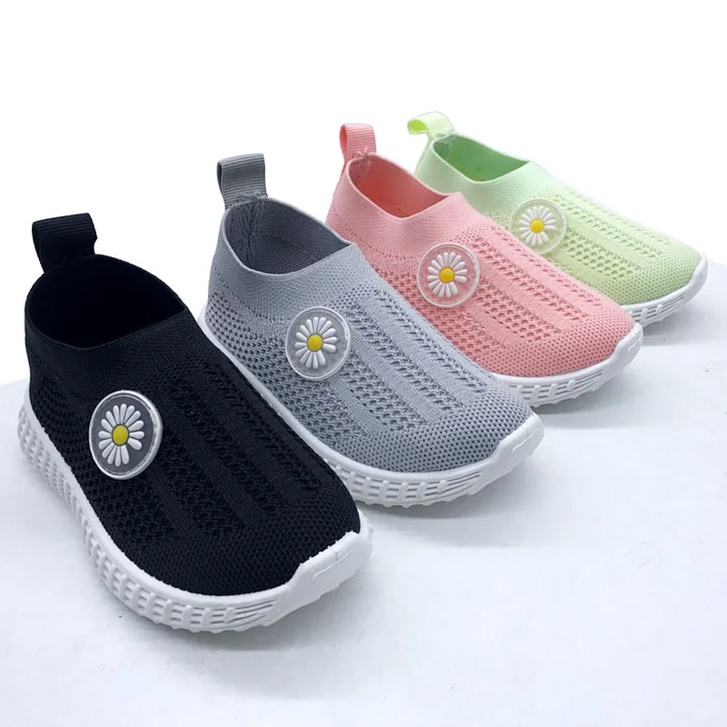 New Fly knit Style children Injection Sports Running Casual Shoes with Customized