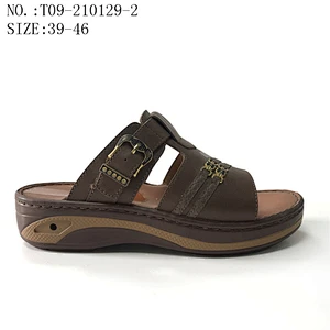 New fashion Summer outdoor Sandals Causal Fancy Slippers leather Sandals For men