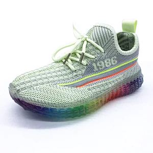 New Casual Fly-Knitted Footwear Injection Sneakers Running Sports Shoes for kids
