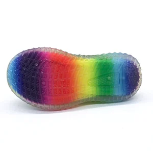 Breathable Fly Knitted Style children Footwear Injection Sports Running Sneaker Shoes
