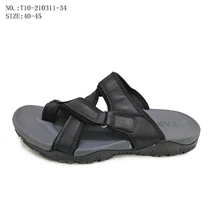 Simple Style Fashion Men Outdoor Sandals Beach Leather Slippers for Summer