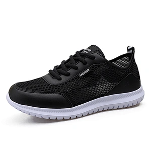 Large size men sneakers mesh casual running sports shoes