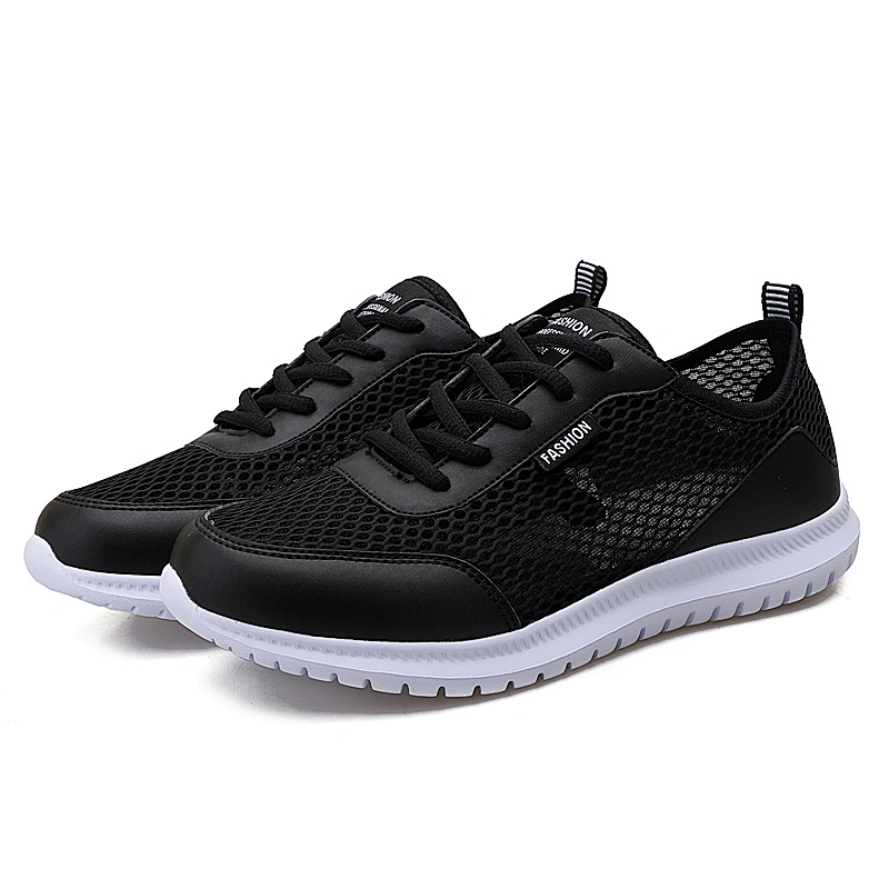 Large size men sneakers mesh casual running sports shoes