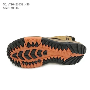 New Design Casual Shoes Outdoor Beach Slippers Slides Leather Sandals for Summer
