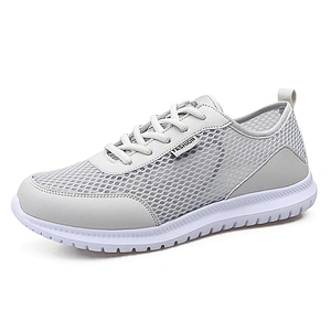 Large size men sneakers mesh casual running sports shoes