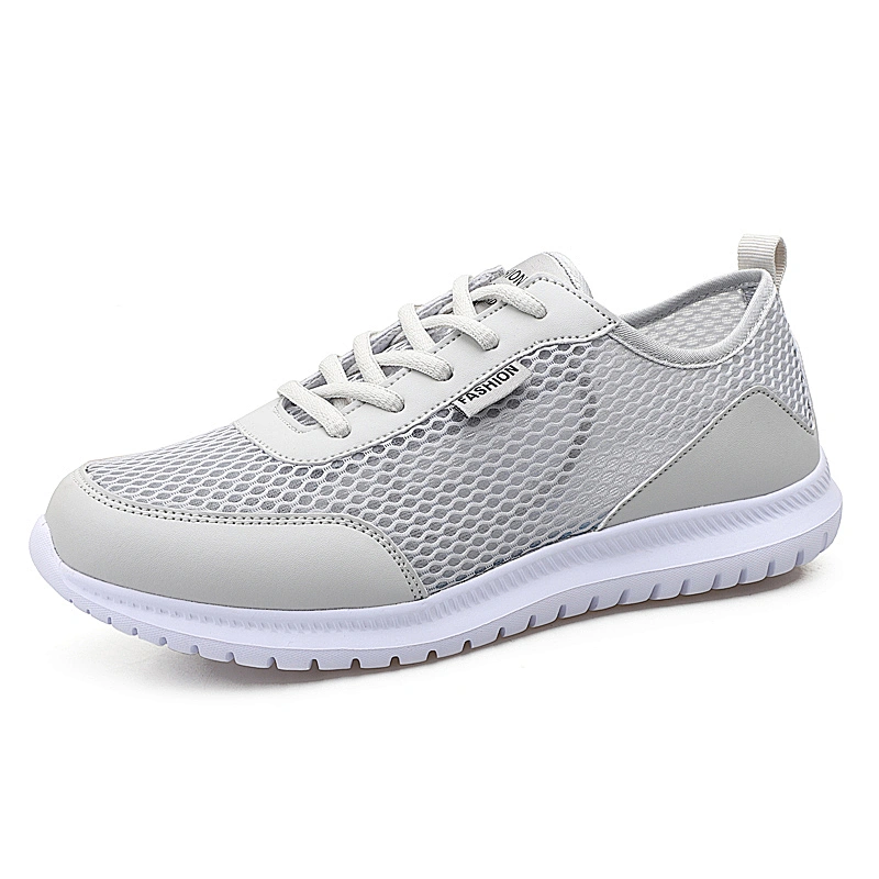 Large size men sneakers mesh casual running sports shoes