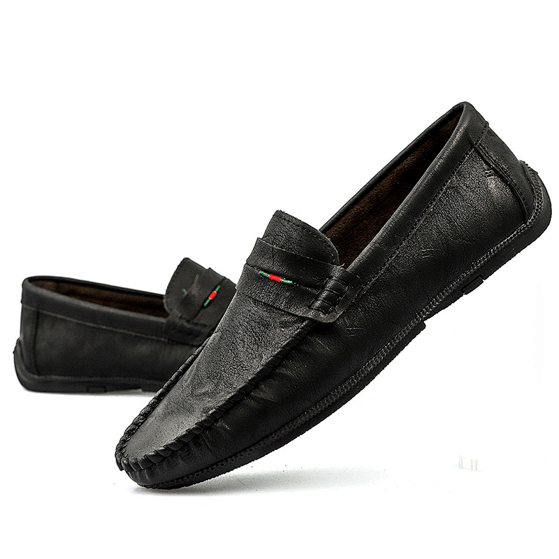 Comfortable Mens Driving Shoes Casual Loafers Business Leather Shoes for Wholesale