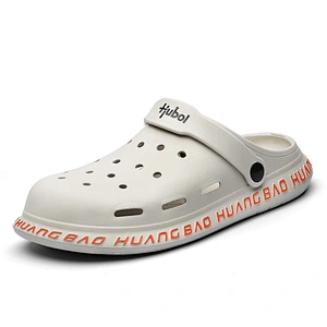Men Garden Shoes Clog Beach Shoes Summer Sandals Anti Slip with Thick Sole