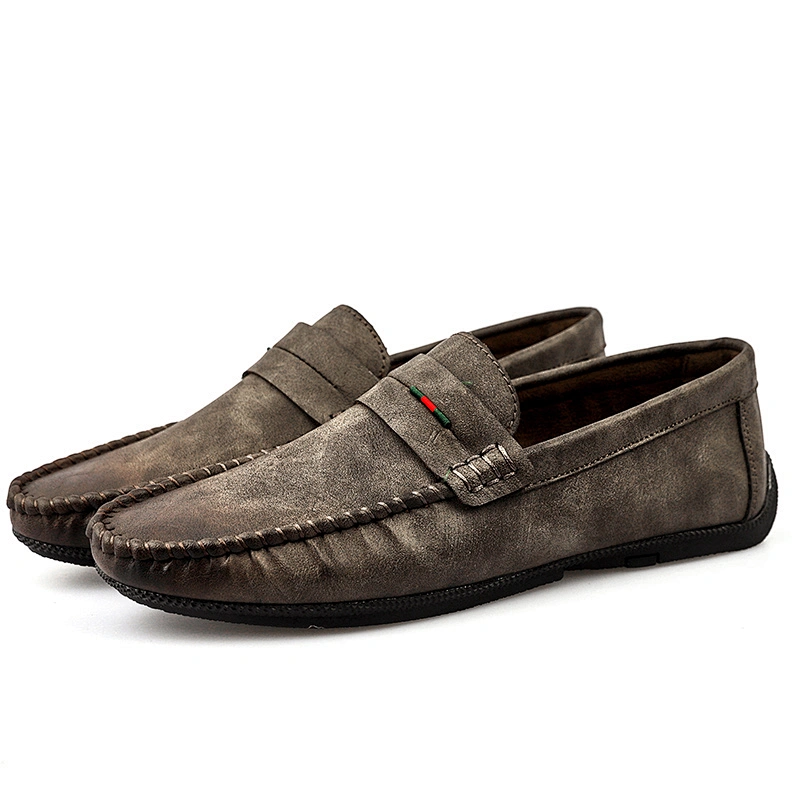 Comfortable Mens Driving Shoes Casual Loafers Business Leather Shoes for Wholesale