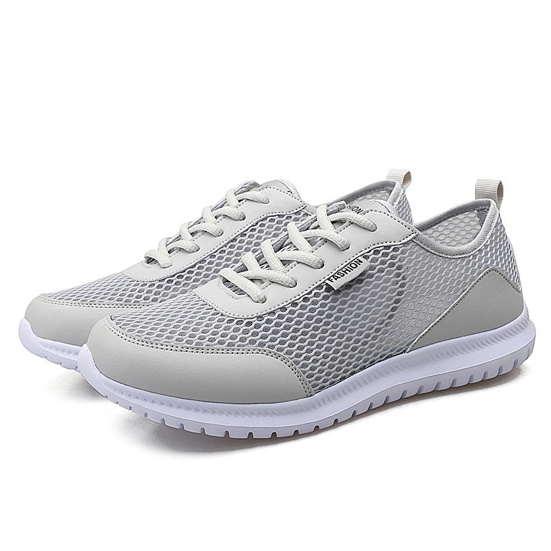 Large size men sneakers mesh casual running sports shoes