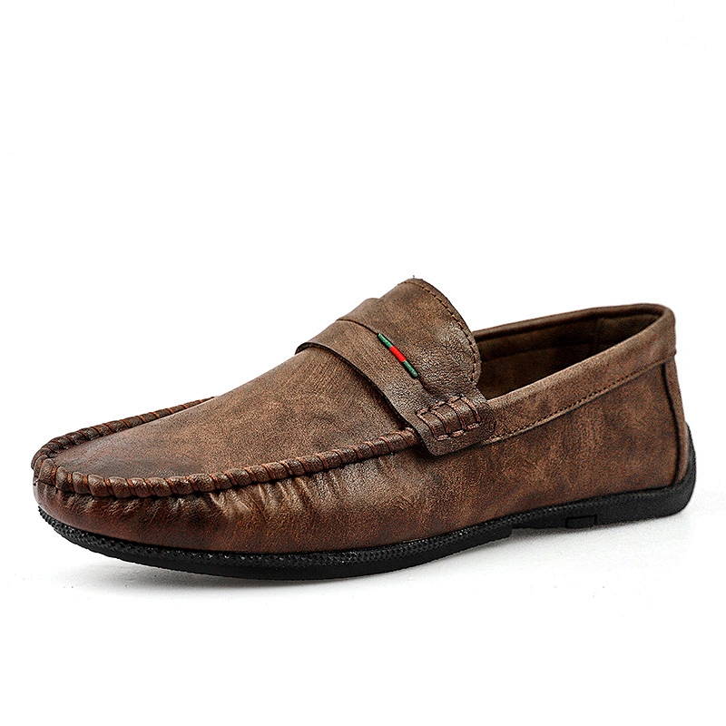Comfortable Mens Driving Shoes Casual Loafers Business Leather Shoes for Wholesale