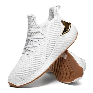 men's casual shoes New design men sneakers knitted sport running casual shoes