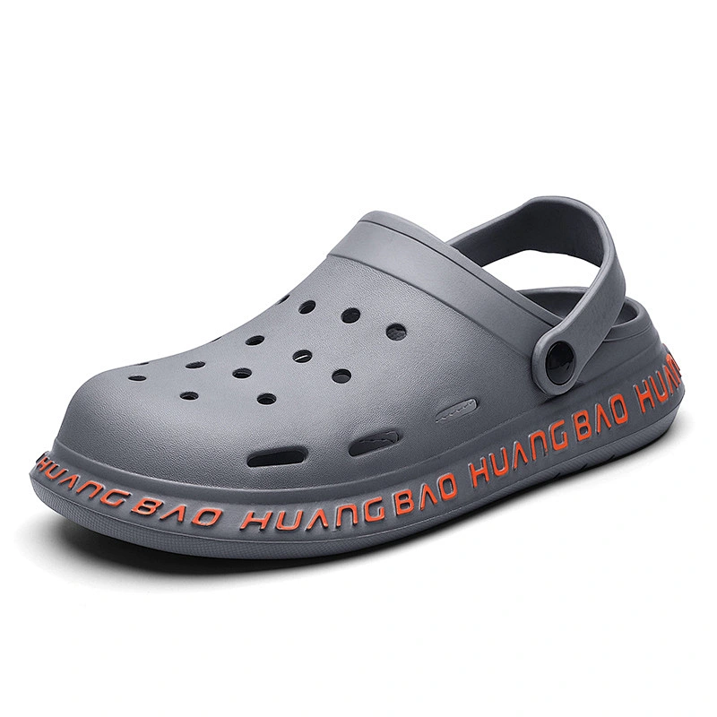 Men Garden Shoes Clog Beach Shoes Summer Sandals Anti Slip with Thick Sole