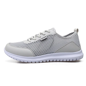Large size men sneakers mesh casual running sports shoes