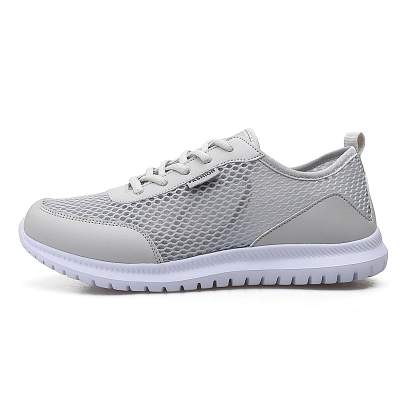 Large size men sneakers mesh casual running sports shoes