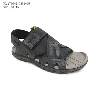 New Casual Shoes Men Beach Outdoor Slippers Slides Leather Sandals for Summer